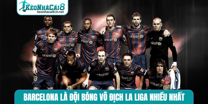 Đội Bóng Vô Địch La Liga Nhiều Nhất - Hành Trình Đạt Kỷ Lục Barcelona là một trong số đội bóng vô địch La Liga nhiều nhất