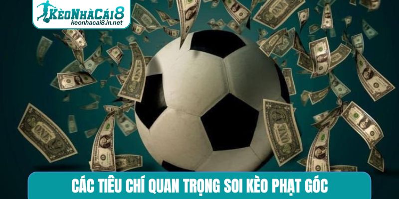 các tiêu chí quan trọng soi kèo phạt góc