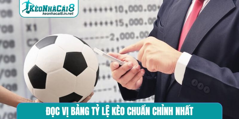 Đọc vị bảng tỷ lệ kèo chuẩn chỉnh nhất
