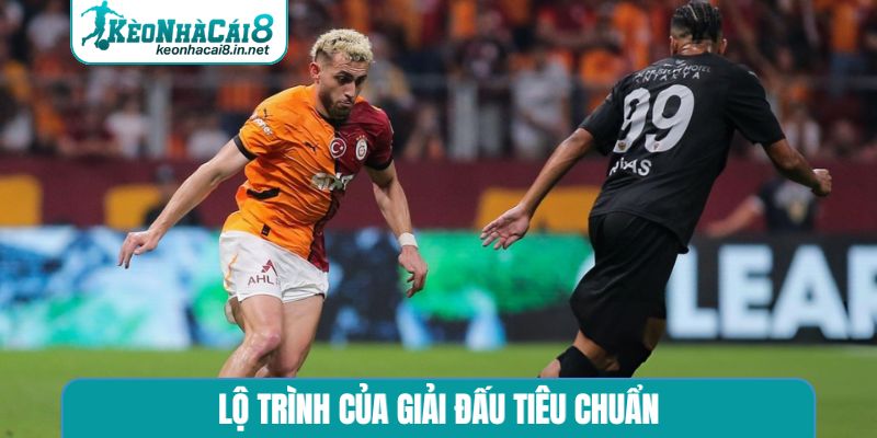 Lộ trình của giải đấu tiêu chuẩn